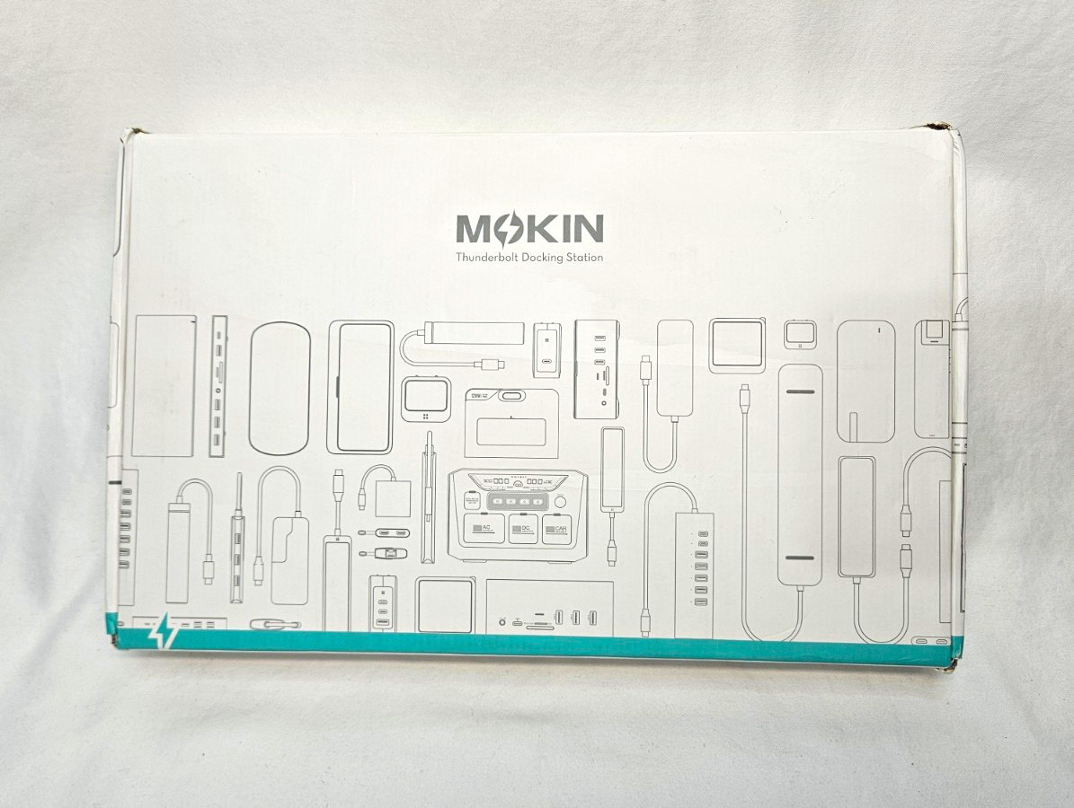 MOKiN MODK1901 16-in-1 Thunderbolt 4 Docking Station 40Gbps 8K 2.5Gb Ethernet