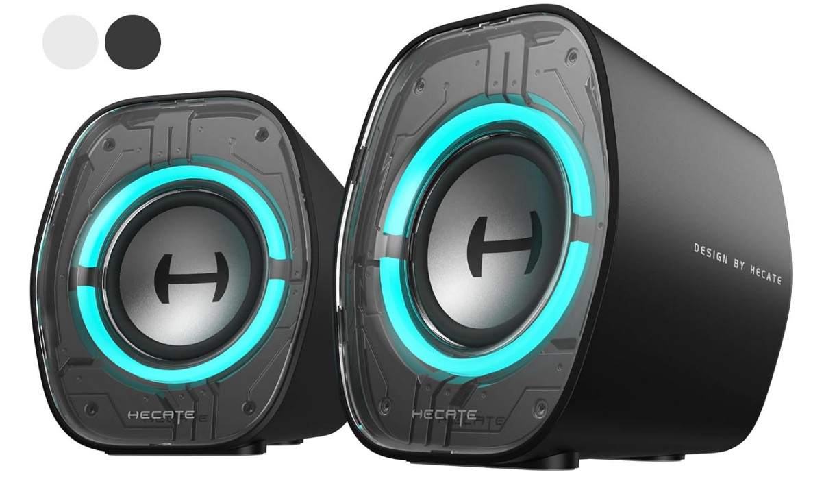 Edifier G1000 II RGB Gaming Speakers Bluetooth USB AUX 2.0ch Black New Japan