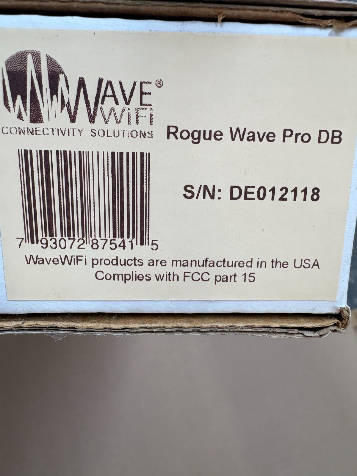 Wave WiFi Rogue Pro Dual-Band Wifi Antenna NEW