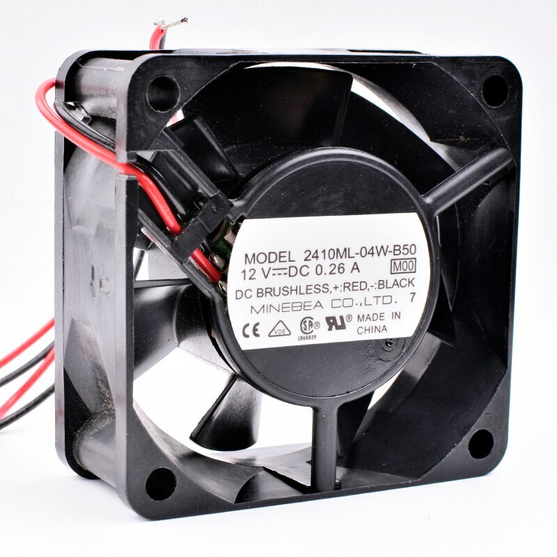 for NMB 2410ML-04W-B50 6cm 6025 60x60x25mm  DC12V 0.26A  CPU power cooling fan