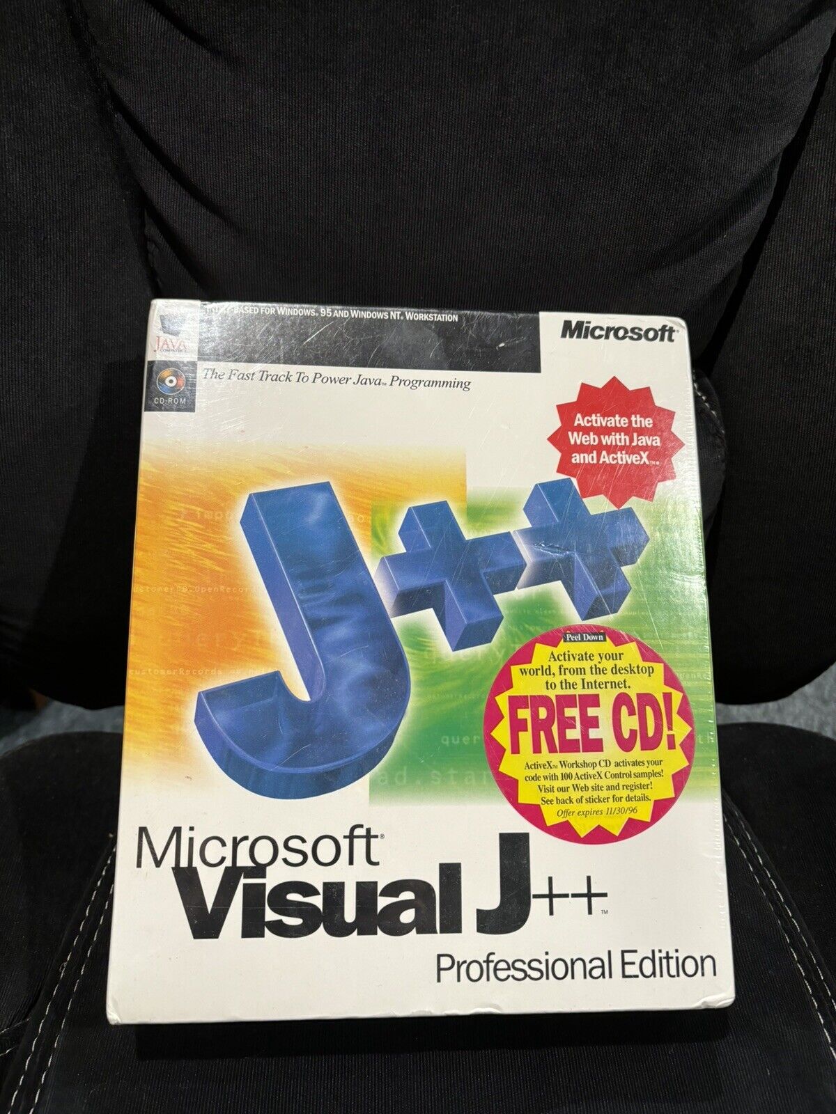 NEW Microsoft Visual J++ Professional Edition Windows 95/NT Workstation SEALED