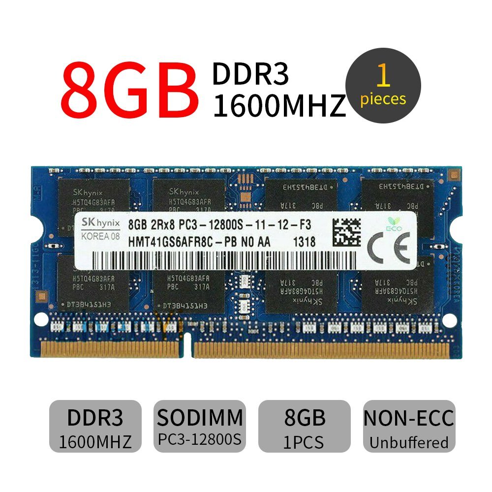 SKHynix 32GB 16GB 8GB 4GB DDR3 1600MHz PC3-12800S 204Pin Laptop Memory RAM LOT