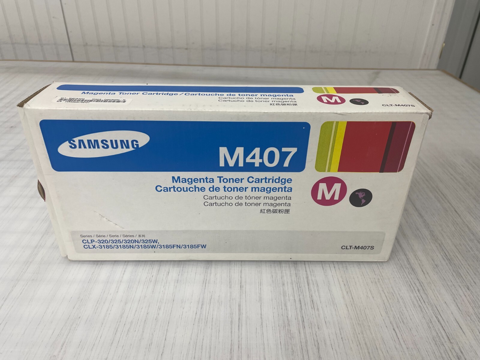 Samsung Toner Ctg 407S, Magenta CLT-M407S/XAA for Samsung CLP-325 Series New