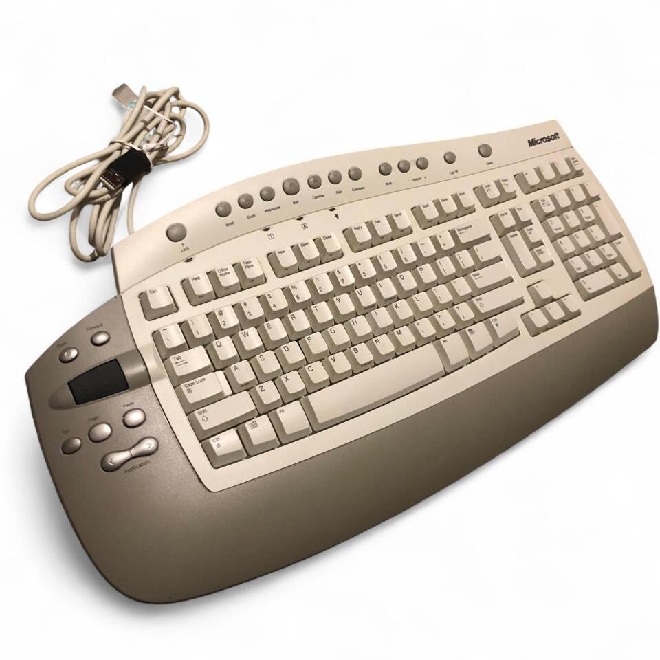 Vintage Microsoft Office Keyboard RT9450 Tested Working Single Touch Shortcuts