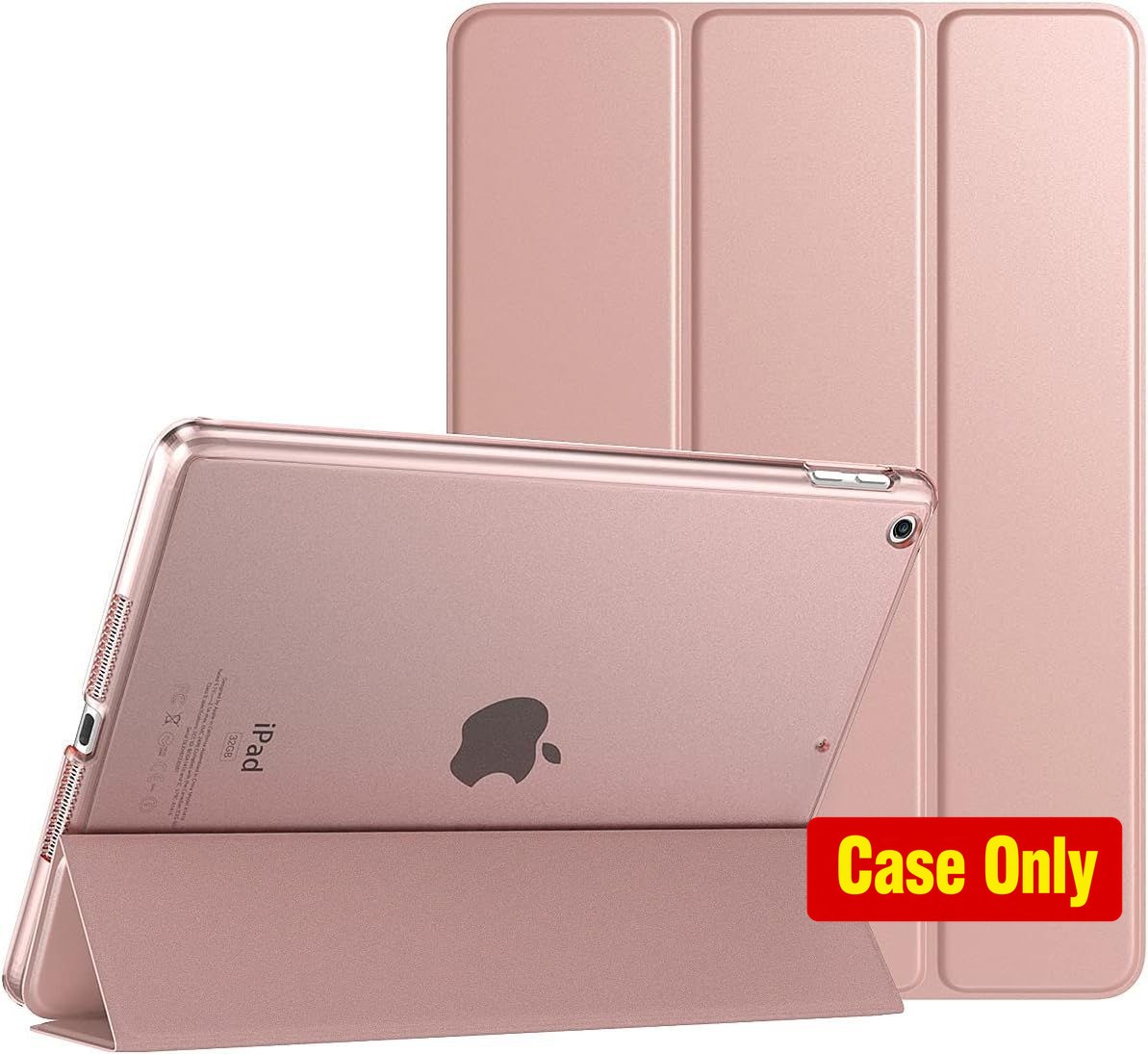 Slim Case for iPad 9th/8th/7th Gen 10.2 Inch, Rose Gold, Slim Stand