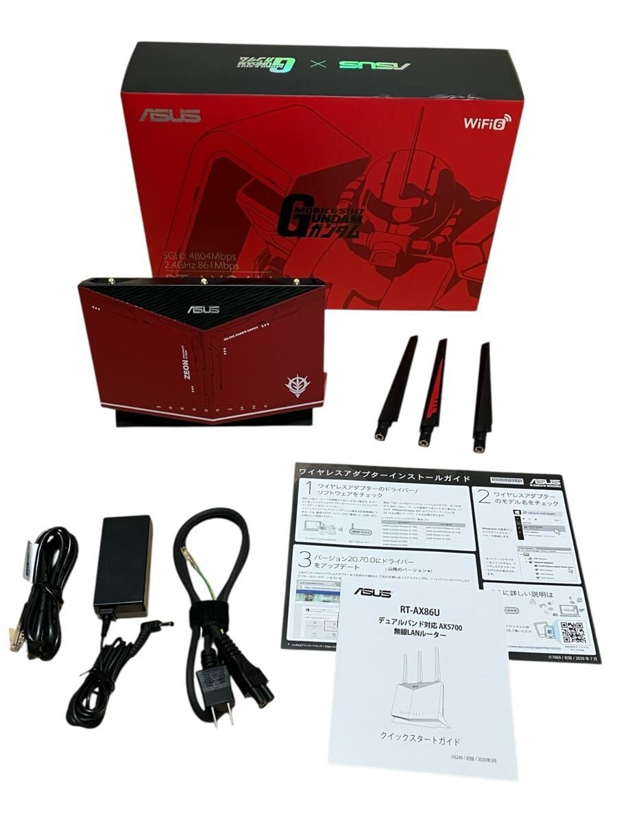 ASUS RT-AX86U ZAKU II EDITION WiFi 6 Gaming Router 4804+861Mbps Dual Band Japan