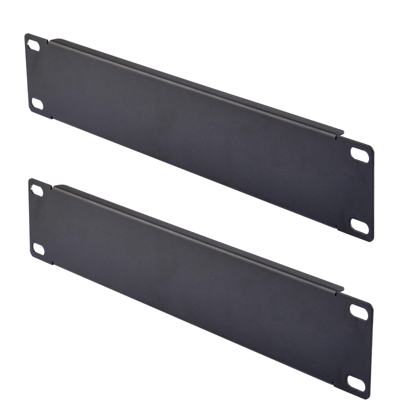 2 PCS 1U Blank Panel Rack Mount For 10 Inch Server Network Cabinet