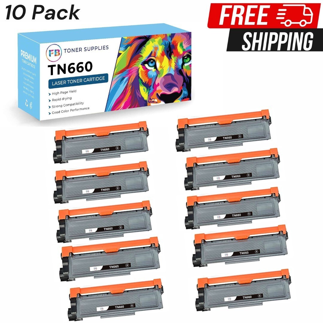 10 Pk TN660 Toner Compatible TN630 For Brother MFC-L2700DW DCP-L2540DW HL-L2320D