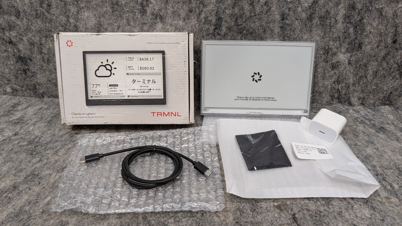 TRMNL OG 7.5" ePaper Dashboard 🔥New/Open Box🔥