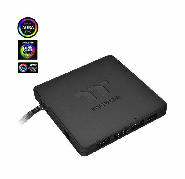 Thermaltake TT Premium Edition 9 x Port LED Hub , CL-O015-PL00BL-A