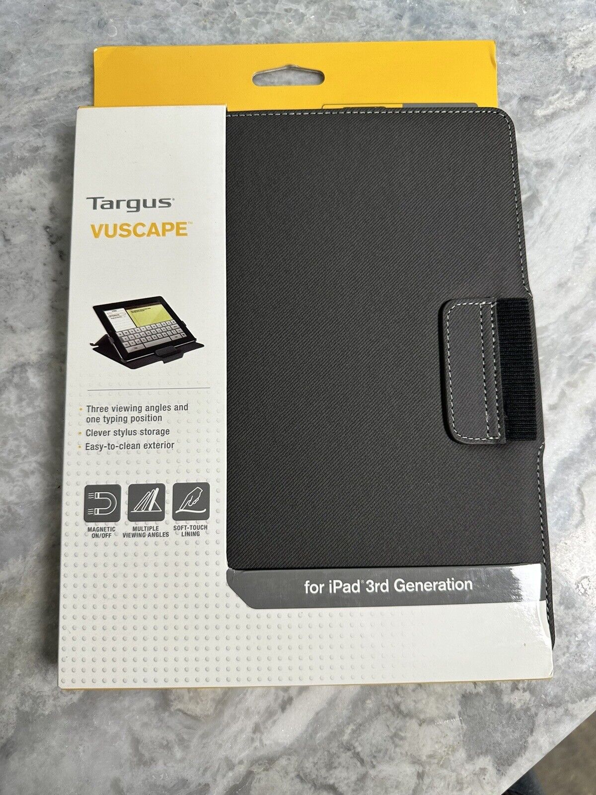 TARGUS VUSCAPE iPad 3rd Generation Case & Stand (New in Packaging) 