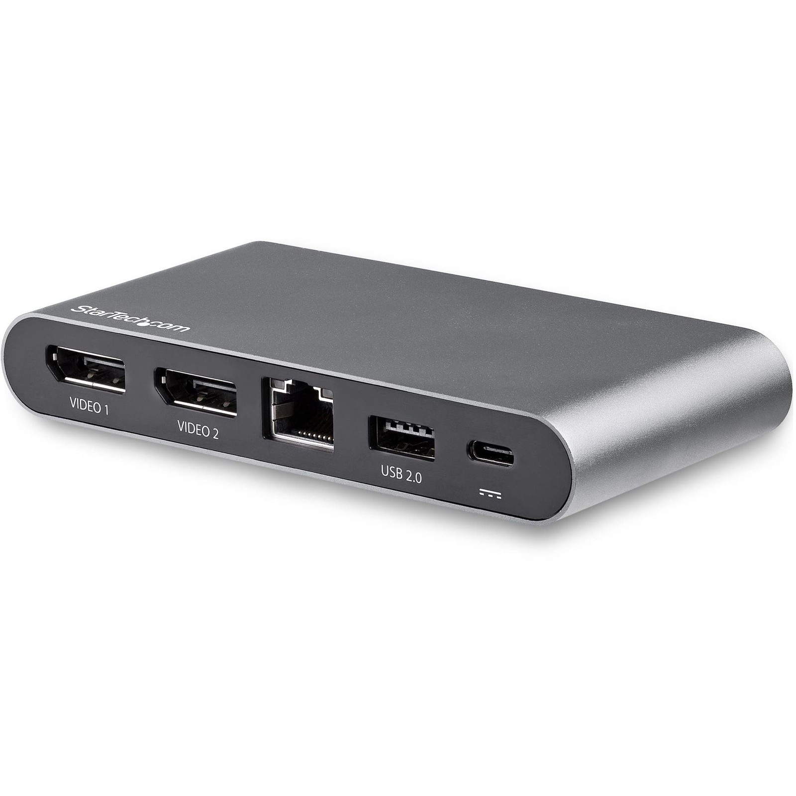 StarTech.com USB C Dock - 4K Dual Monitor DisplayPort - Mini Laptop Docking Stat