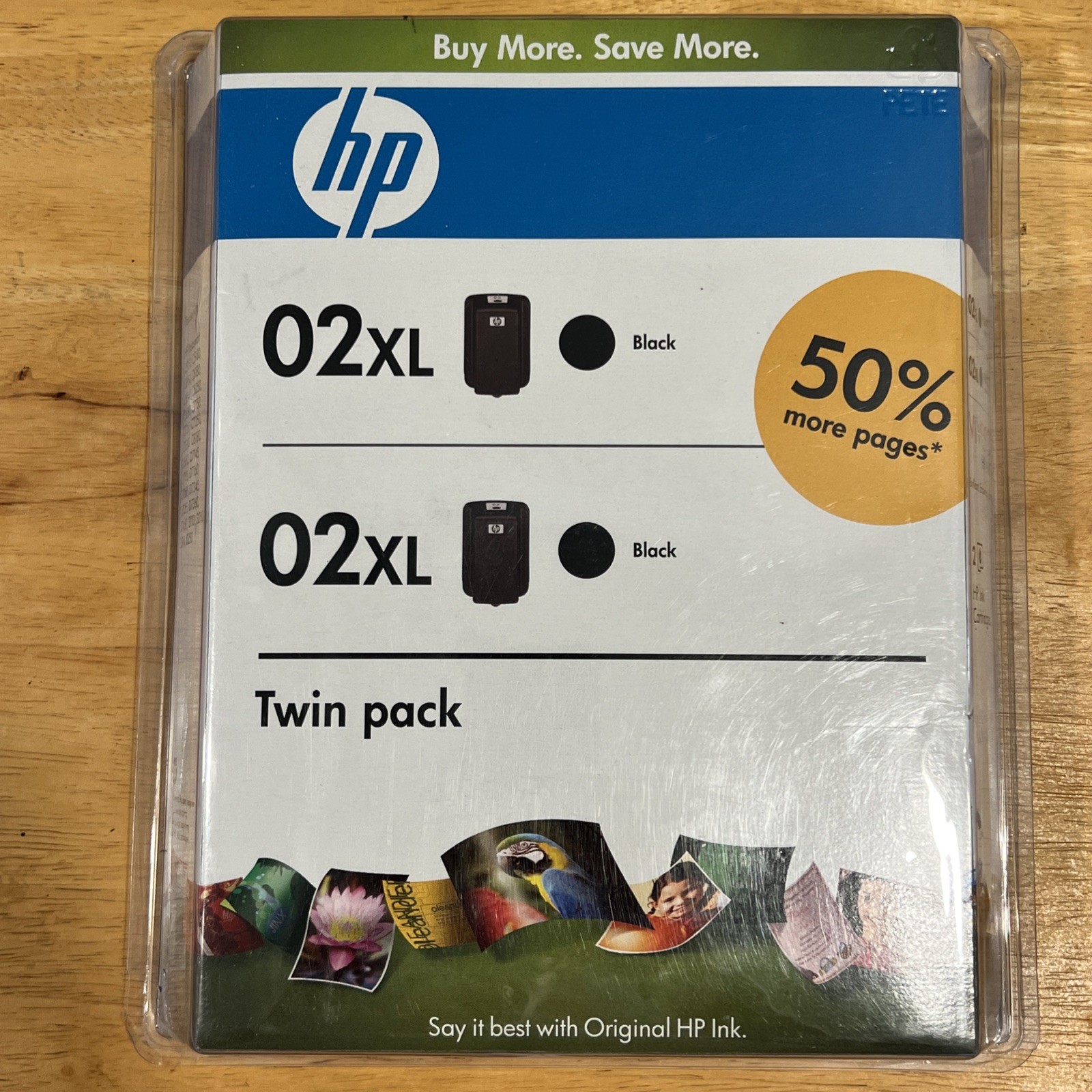 HP 02XL Black Ink Twin Pack for HP Photosmart Vivera (Expired Nov 2010) New