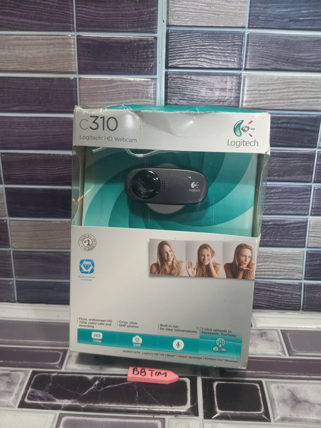  Logitech C310 HD Webcam Essential HD 720p 30FPS Video Calling New Open Box 