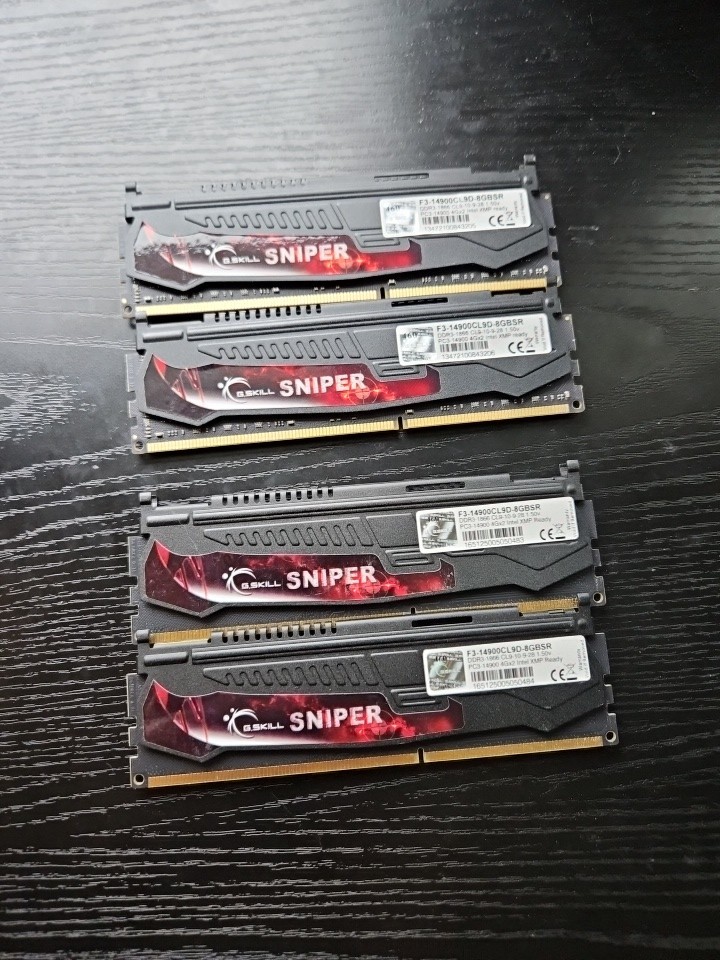 G. Skill Sniper Series 16GB (4 X 4GB) DDR3 1866 (PC3 14999) CL 9-10-9-28 RAM