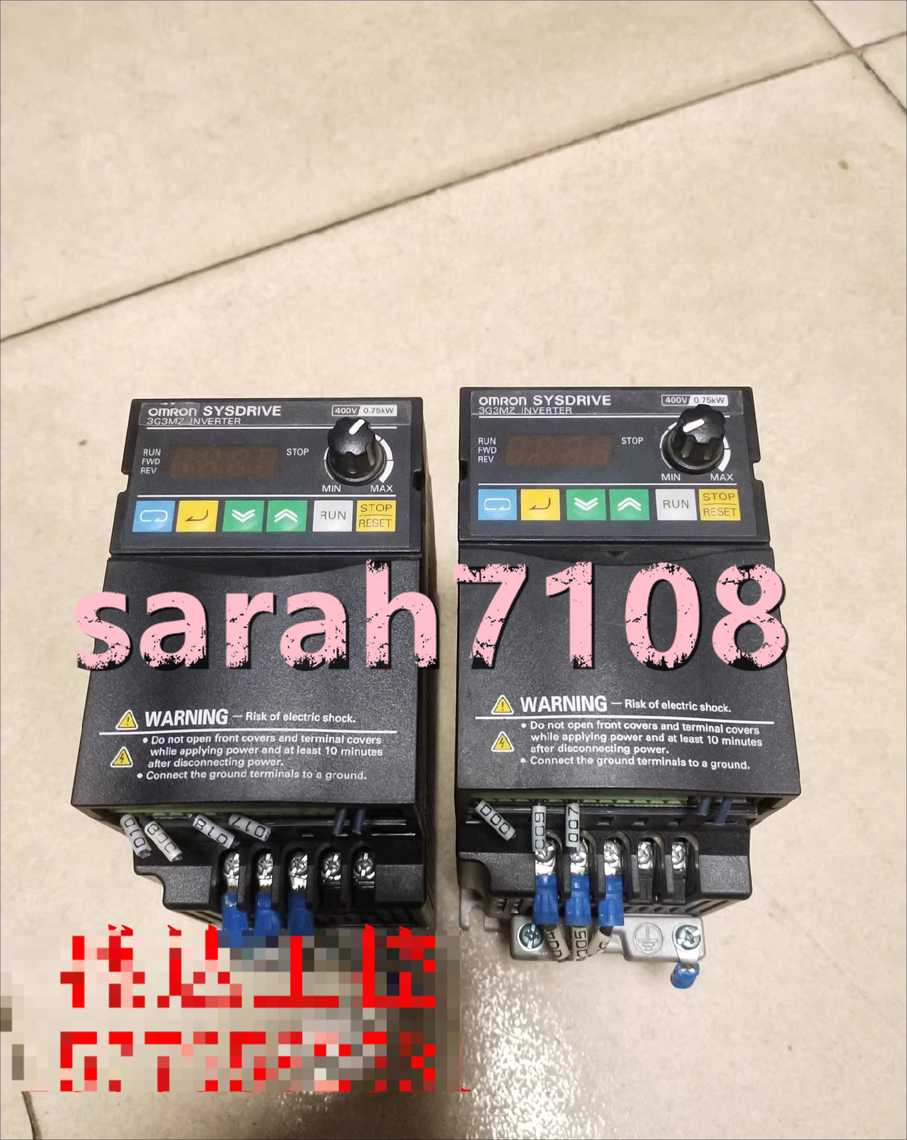 1PC USED Omron inverter 0.75kW 3G3MZ-A4007-ZV2 Fast Shipping By FedEx or DHL
