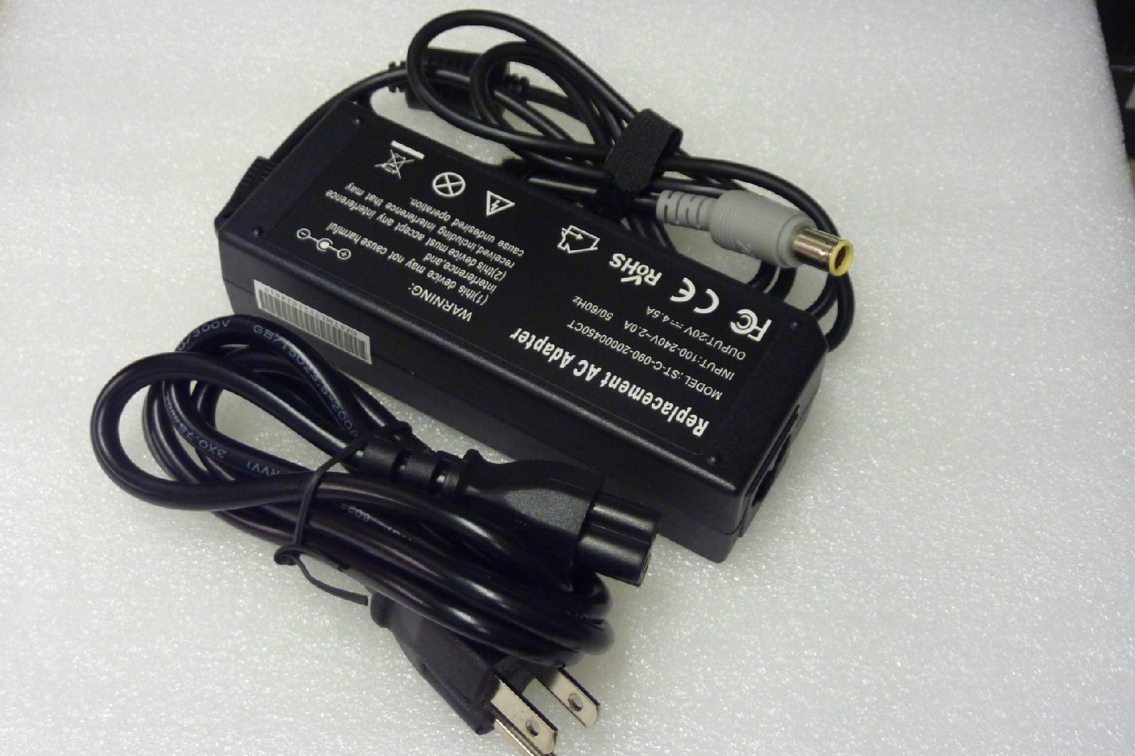 AC Adapter Power Cord Battery Charger 90W IBM Lenovo Thinkpad T60 T60p T61 T400