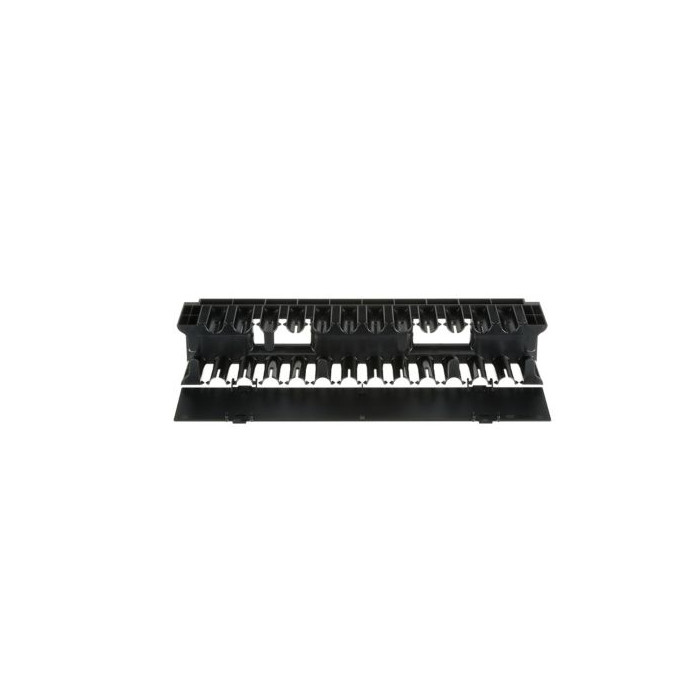 Panduit NCMHF2 Horizontal Single-Sided Cable Manager ABS 2RU 3.7" Depth Black