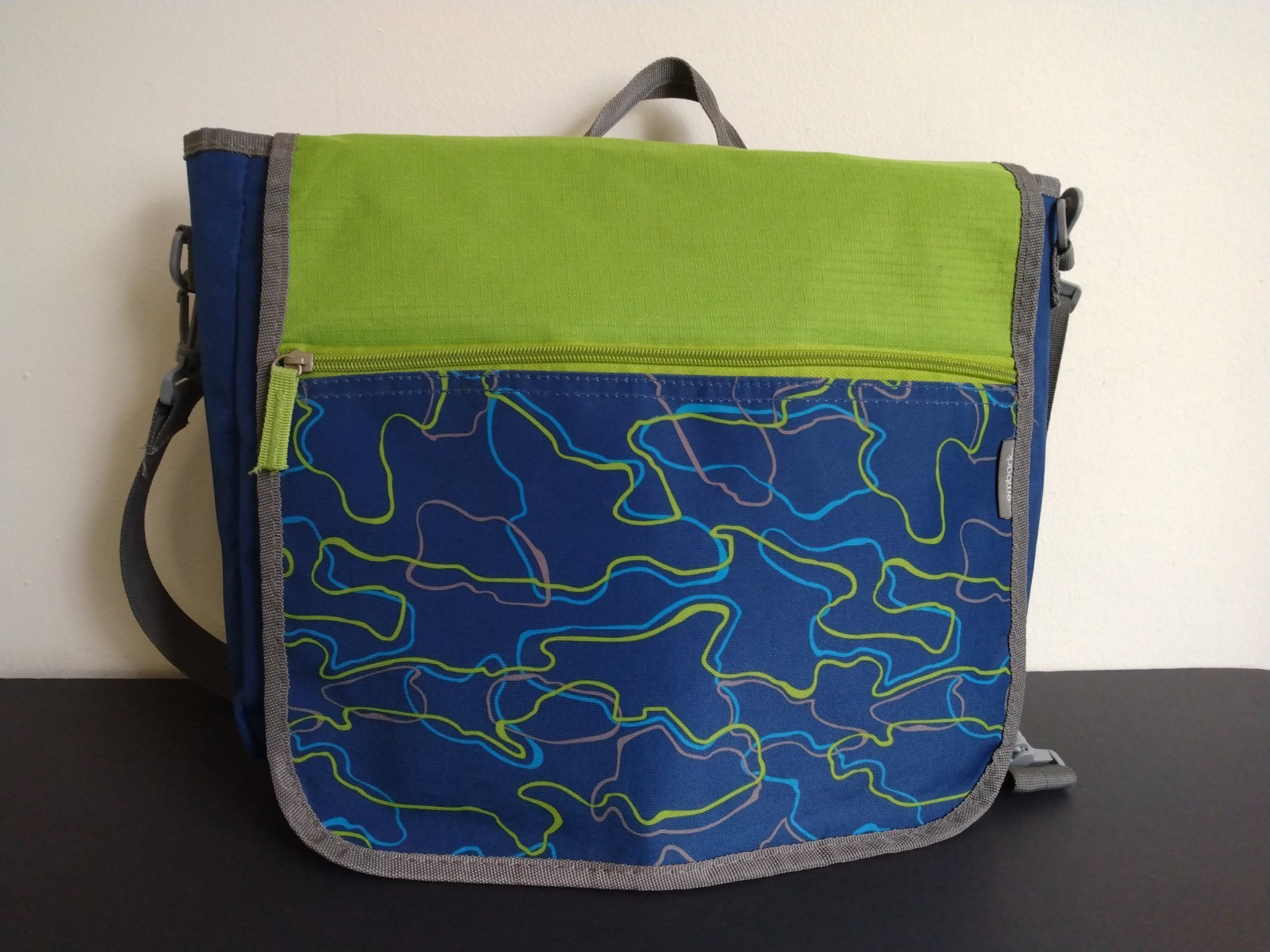 EMBARK BAG COMPUTER LAPTOP MESSENGER Blue Grey Green CROSSBODY COMPUTER BAG
