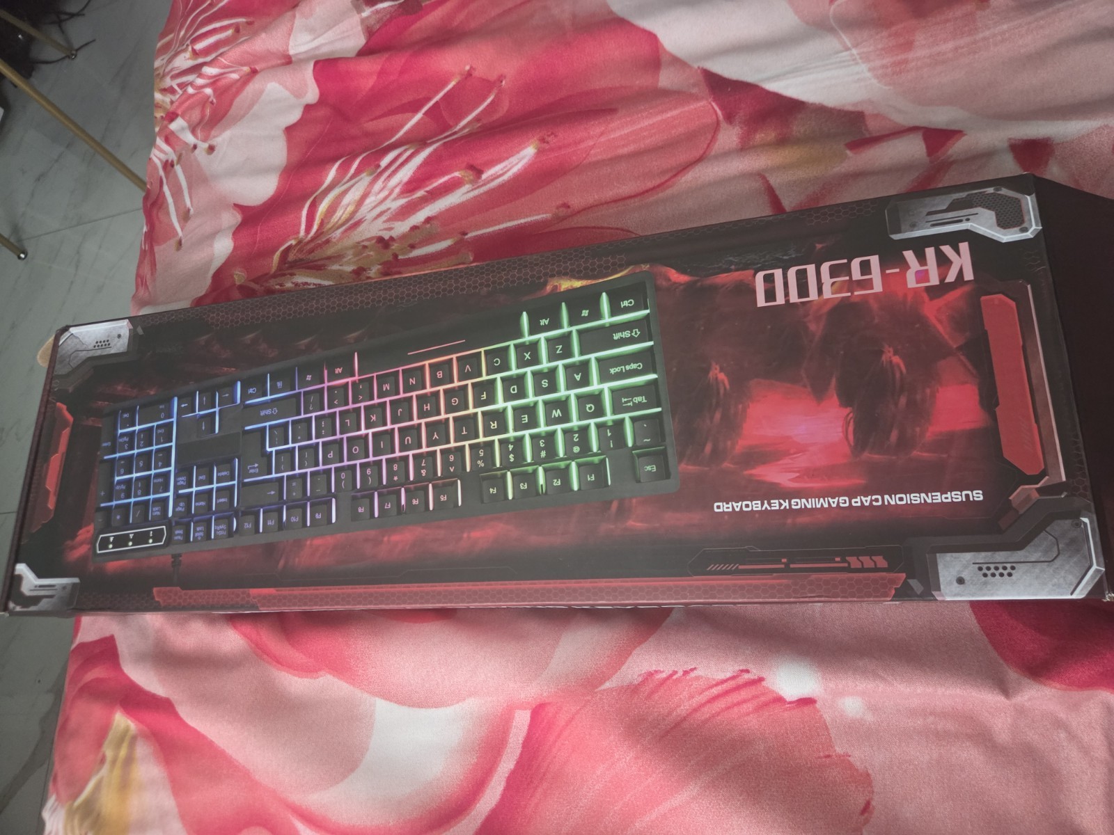 REDRAGON S107-RGB-BA Gaming Keyboard+Mouse Combo,RGB Backlit Keyboard,10000DPI