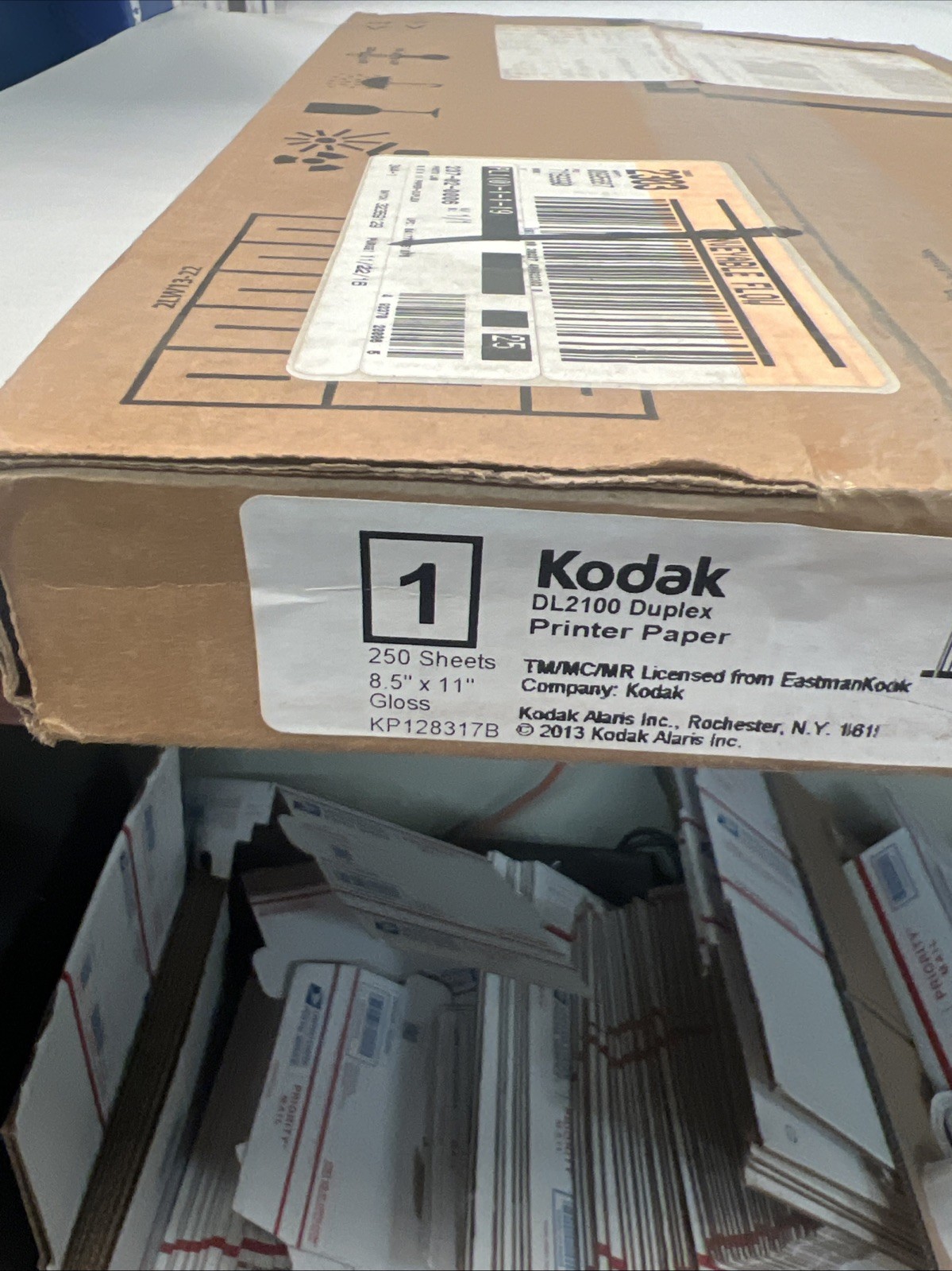 New Kodak DL2100 Duplex Printer Paper 1 250 Sheets 8.5” X 11” Gloss Sealed