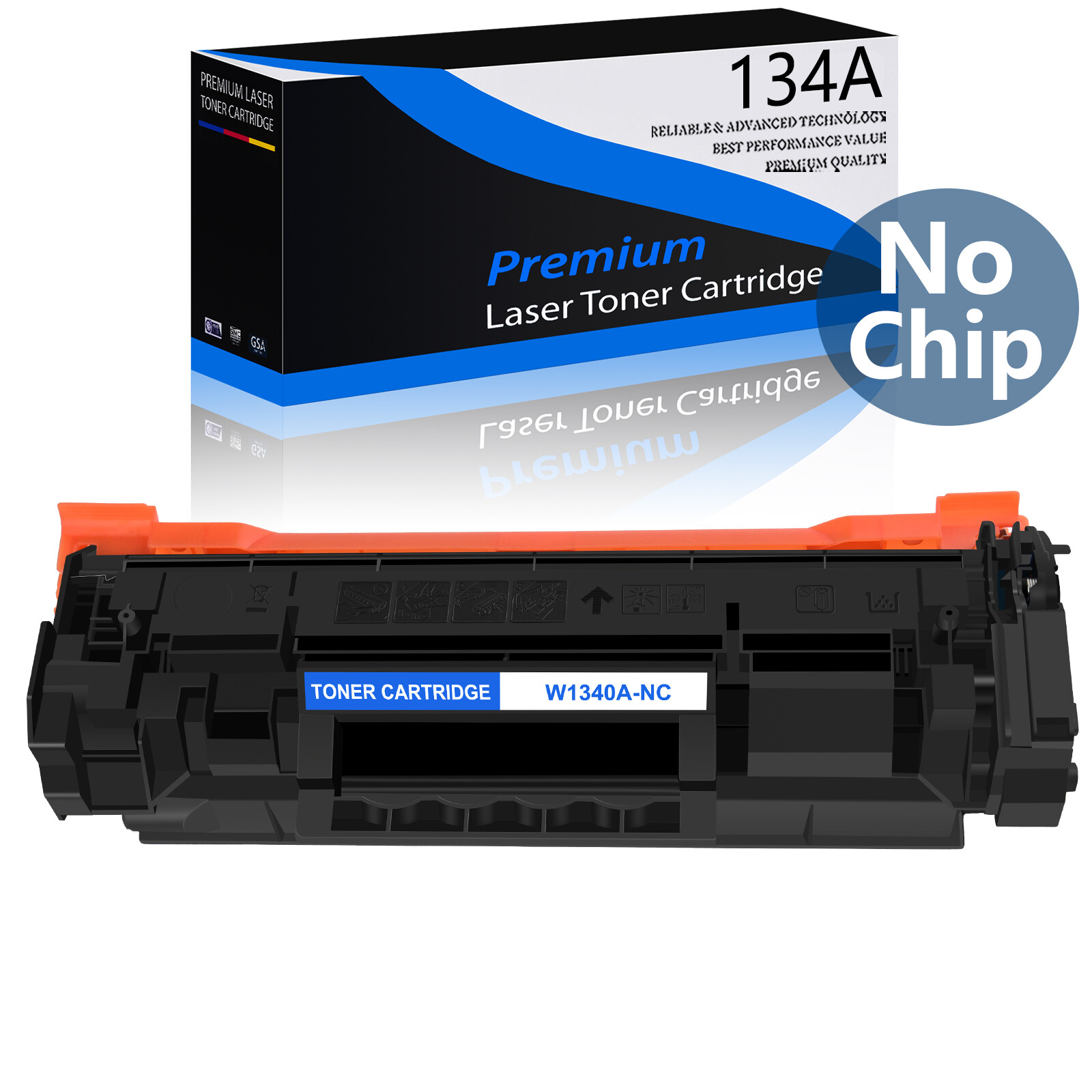 1PK W1340A No Chip Toner Compatible with HP 134A LaserJet M209 dw M234 M234sdn