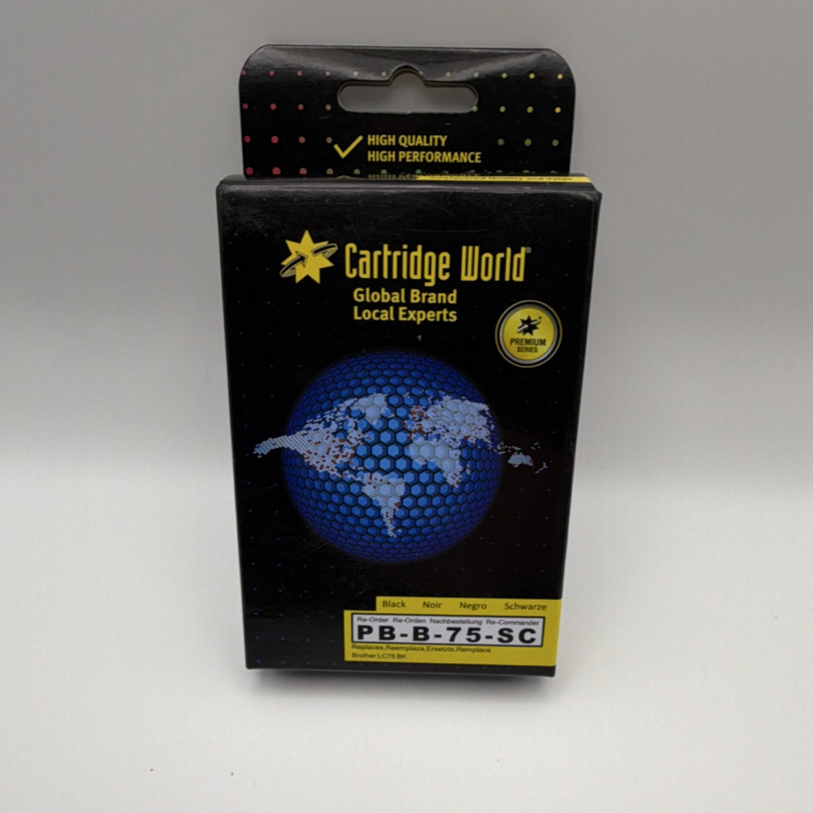 Cartridge World Compatible Inkjet Black Cartridge PB-B-75-SC for Brother LC75