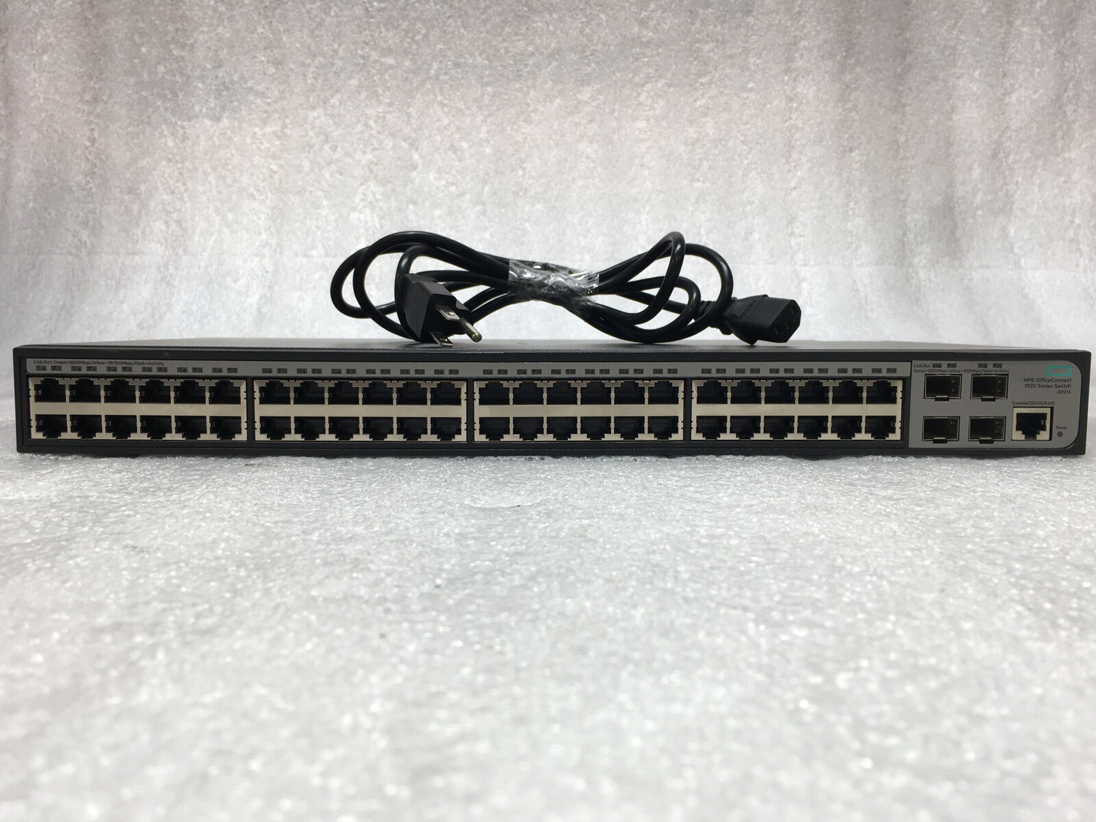 HPE OfficeConnect 1920-48G JG927A 48-Port Managed Gigabit Switch w/ 4x SFP