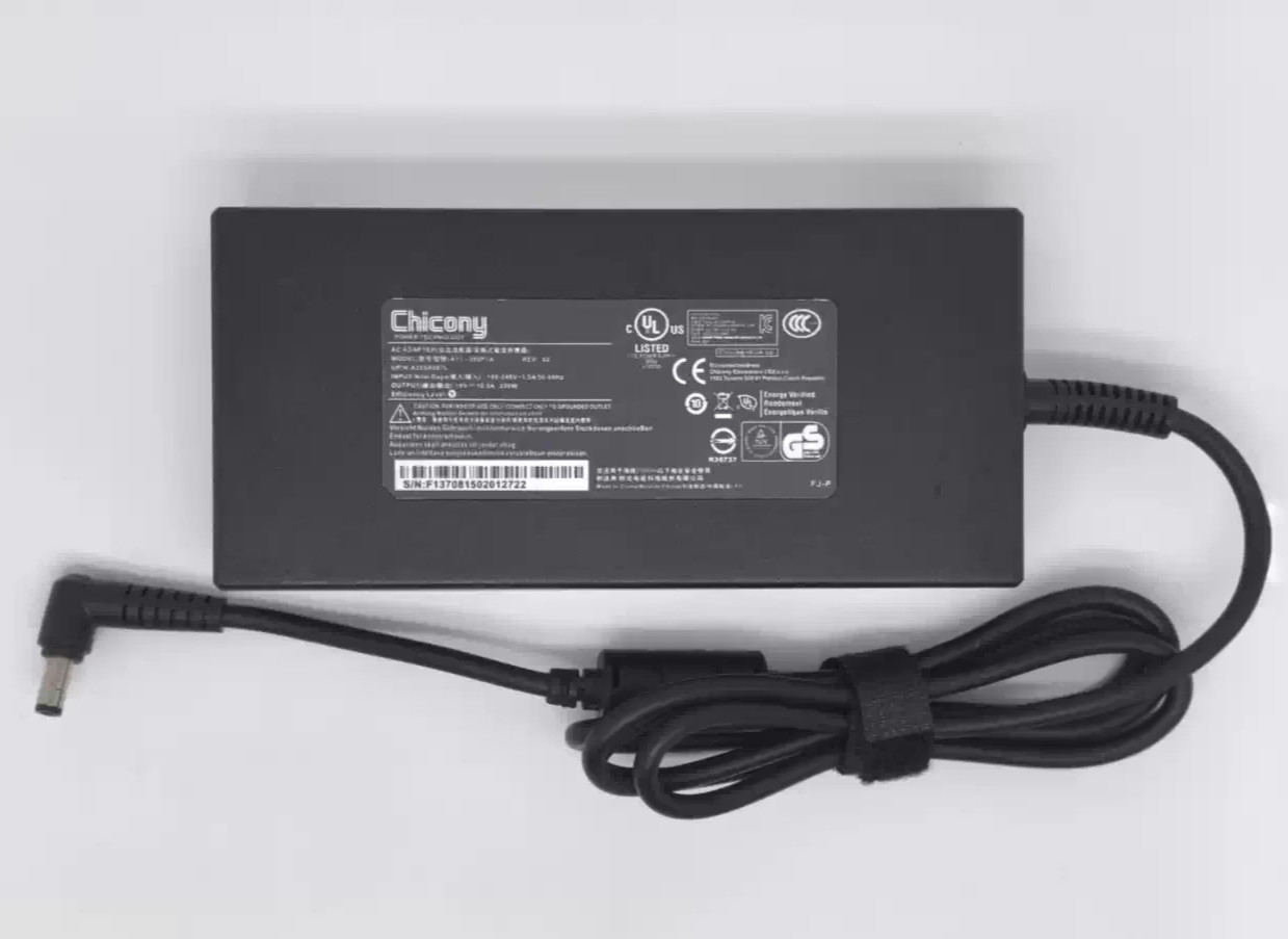 OEM Chicony 200W AC Adapter Charger A11-200P1A 5.5*2.5mm Round Tip 19V 10.5A