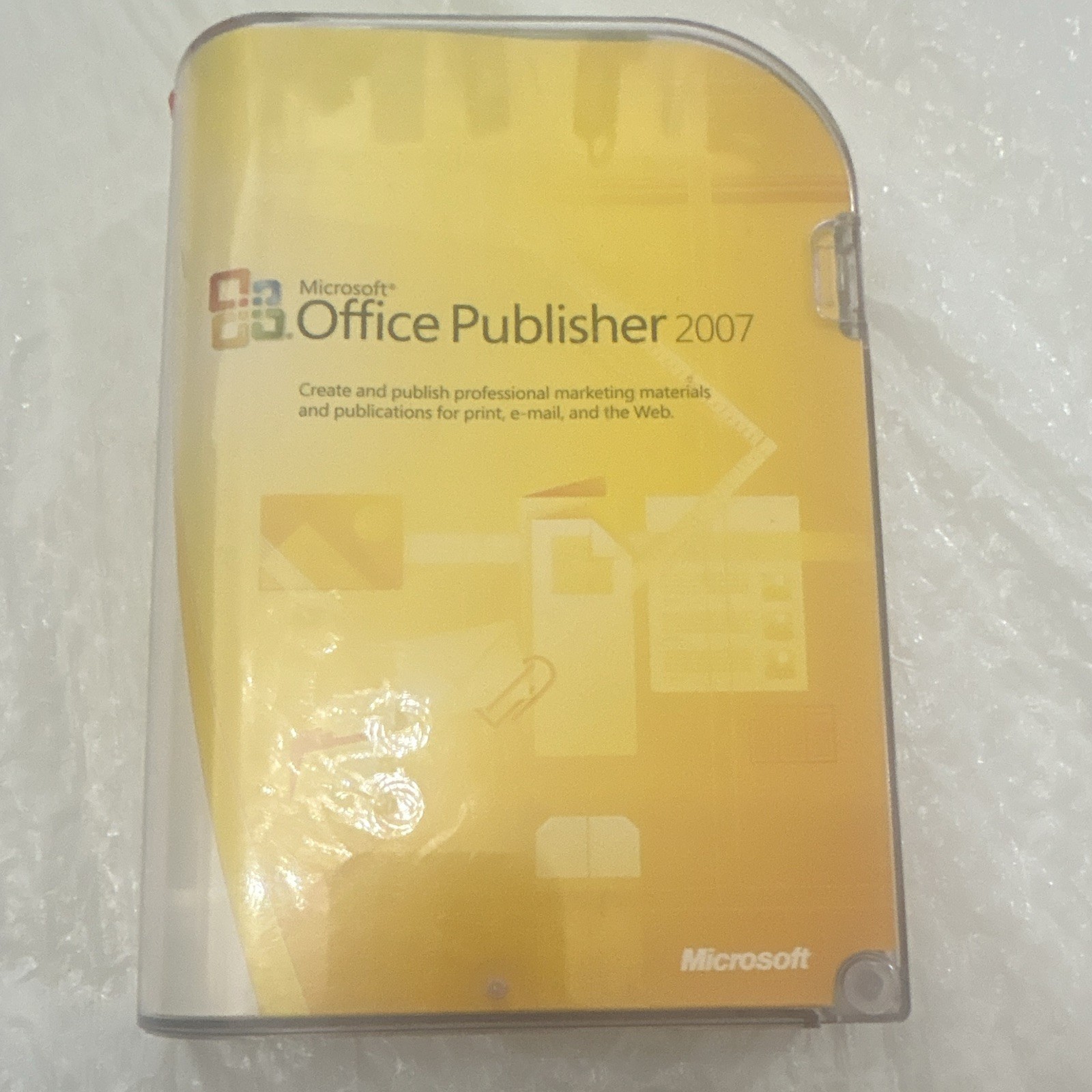 Microsoft Office Publisher 2007 Desktop Publishing CD English for Windows Vista