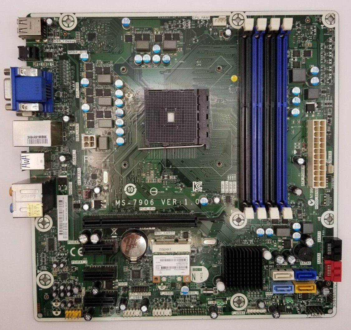 HP MS-7906 VER1.0 for A75 A88 FM2+ Desktop Motherboard 747512-001 747515-001