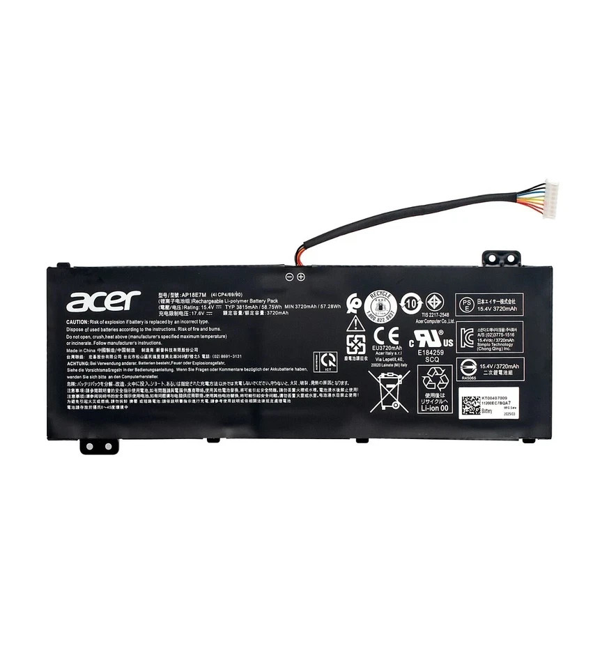 OEM AP18E7M AP18E8M Battery For Acer ConceptD CN314-72 Ezel CC314-72 CN515-71 US