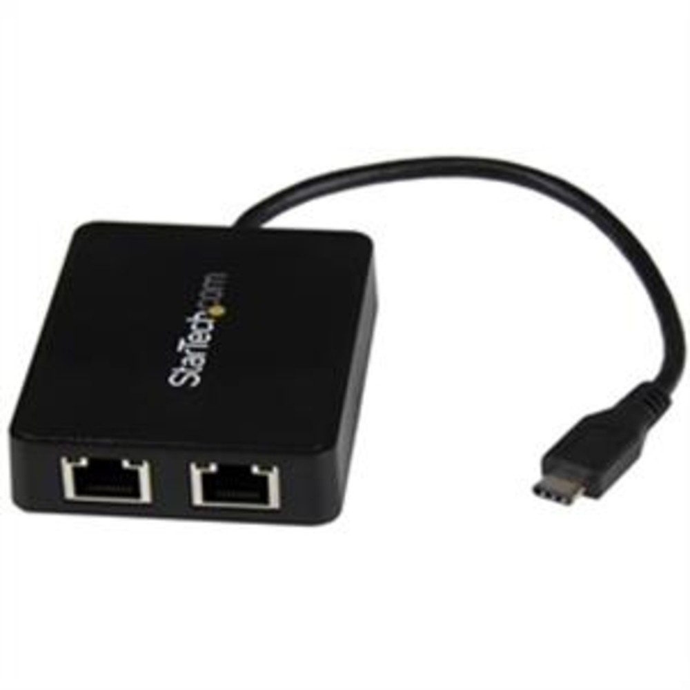 StarTech US1GC301AU2R Startec Ac Usb-C To Dual Gigabit Ethernet Adapter W