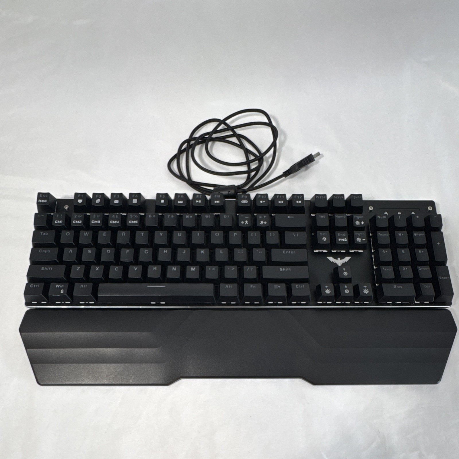 HAVIT HV-KB389L Mechanical Illuminated Gaming Keyboard USB Wired. Tested working