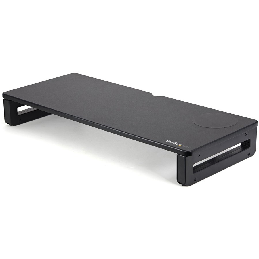 StarTech Monitor Riser Desktop Stand 33 lb Capacity MDF Black Office Desk
