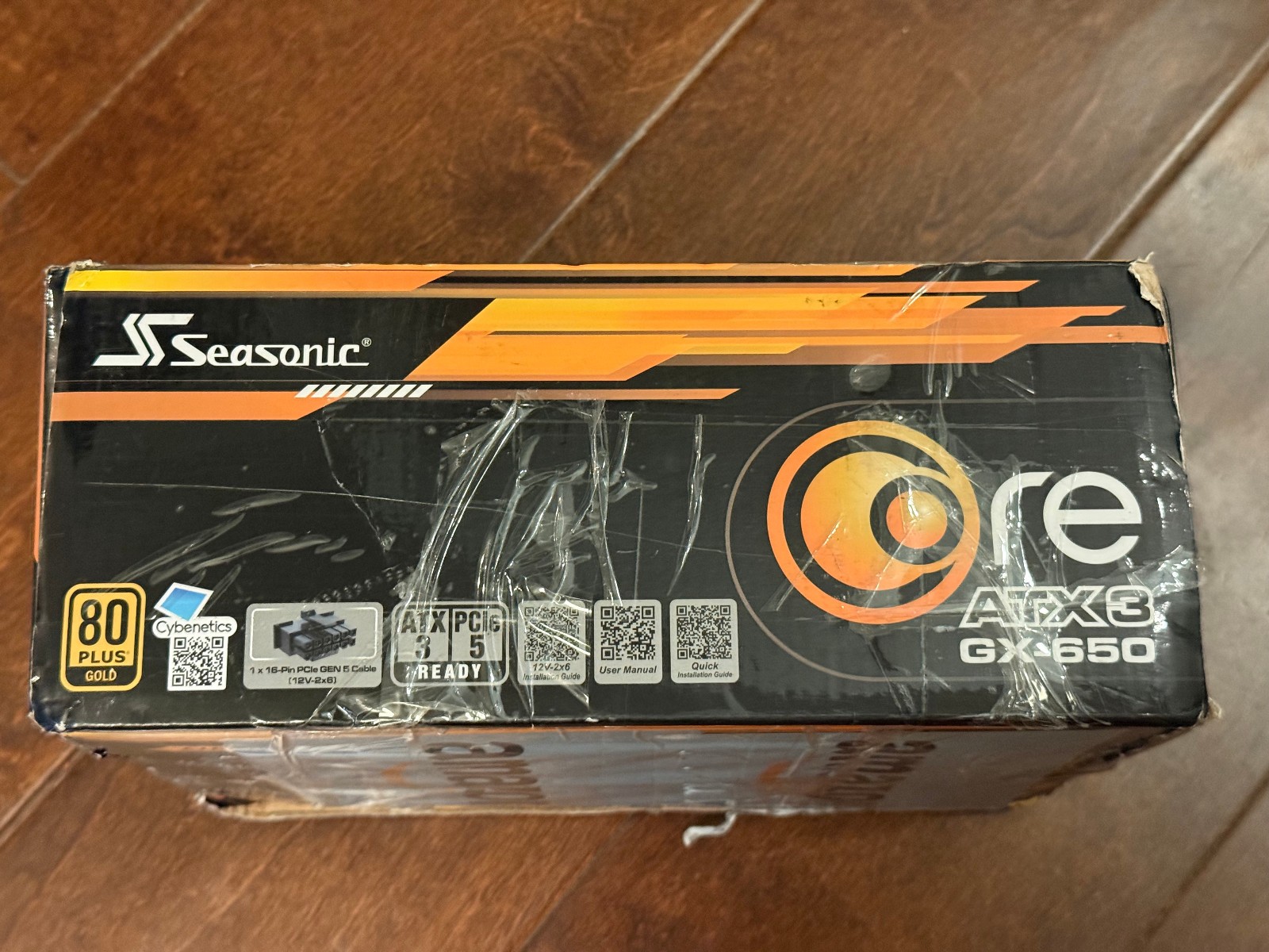 Seasonic CORE V2 GX-650 (ATX3) 650W 80+ Gold Full-Modular ATX Power Supply