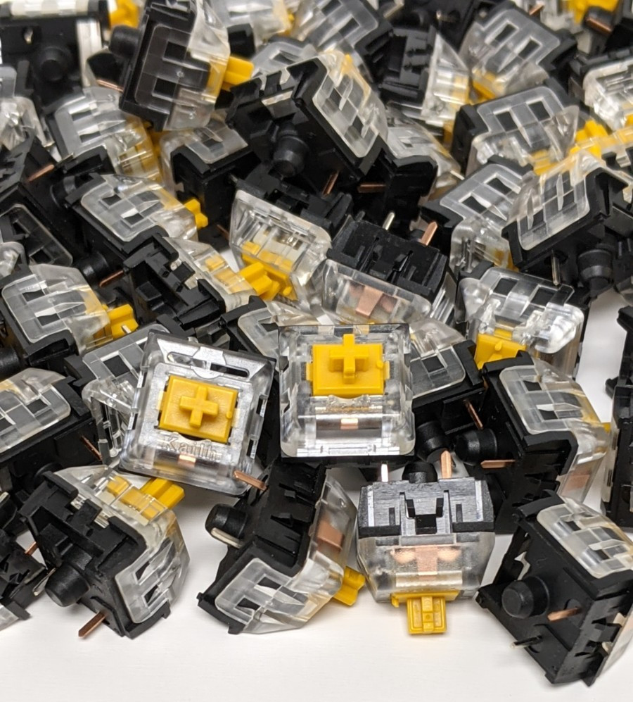 Drop + Kailh Gold Mechanical Keyboard Switches 3-Pin 49 Pack