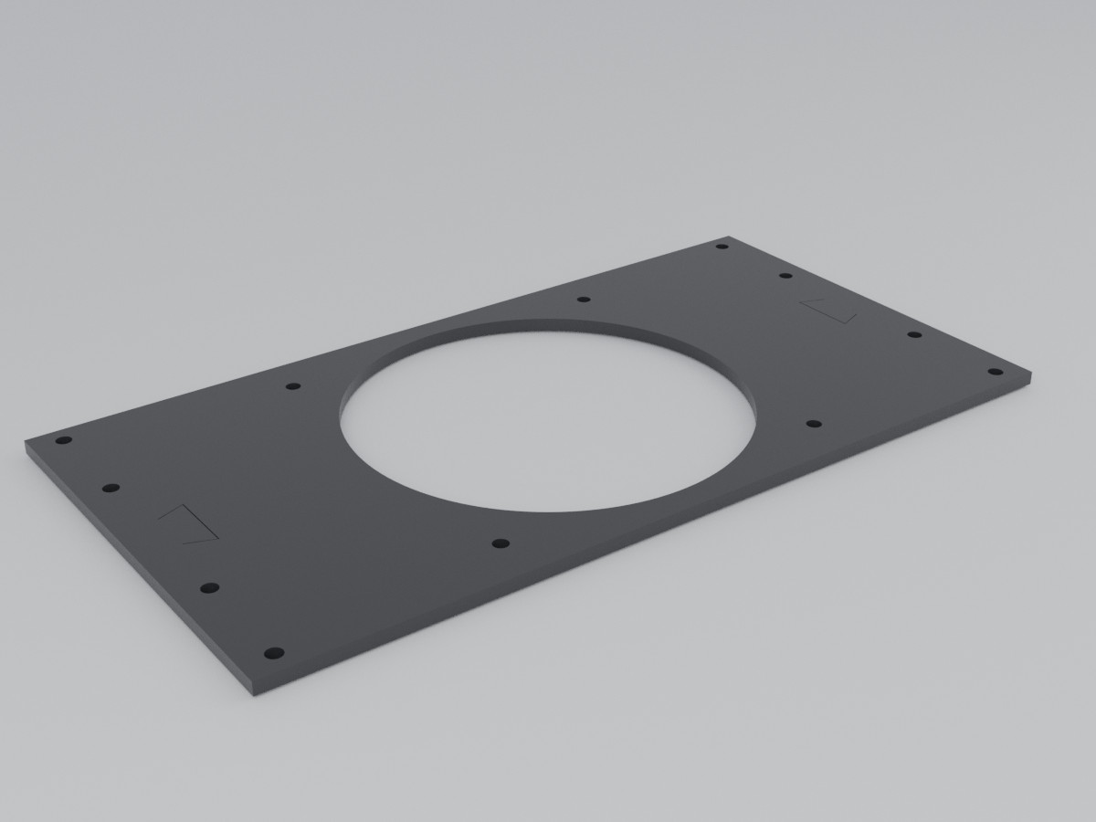 120mm Fan Panel 3U for 10 inch Mini Rack | active cooling homelab GeeekPi