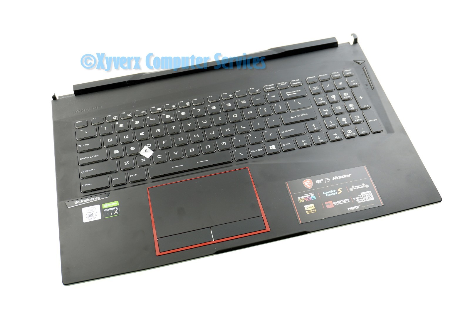 3077E2C213 GENUINE MSI TOP COVER GE75 RAIDER 10SE MS-17E9 (GRD C)(READ)(AA21)