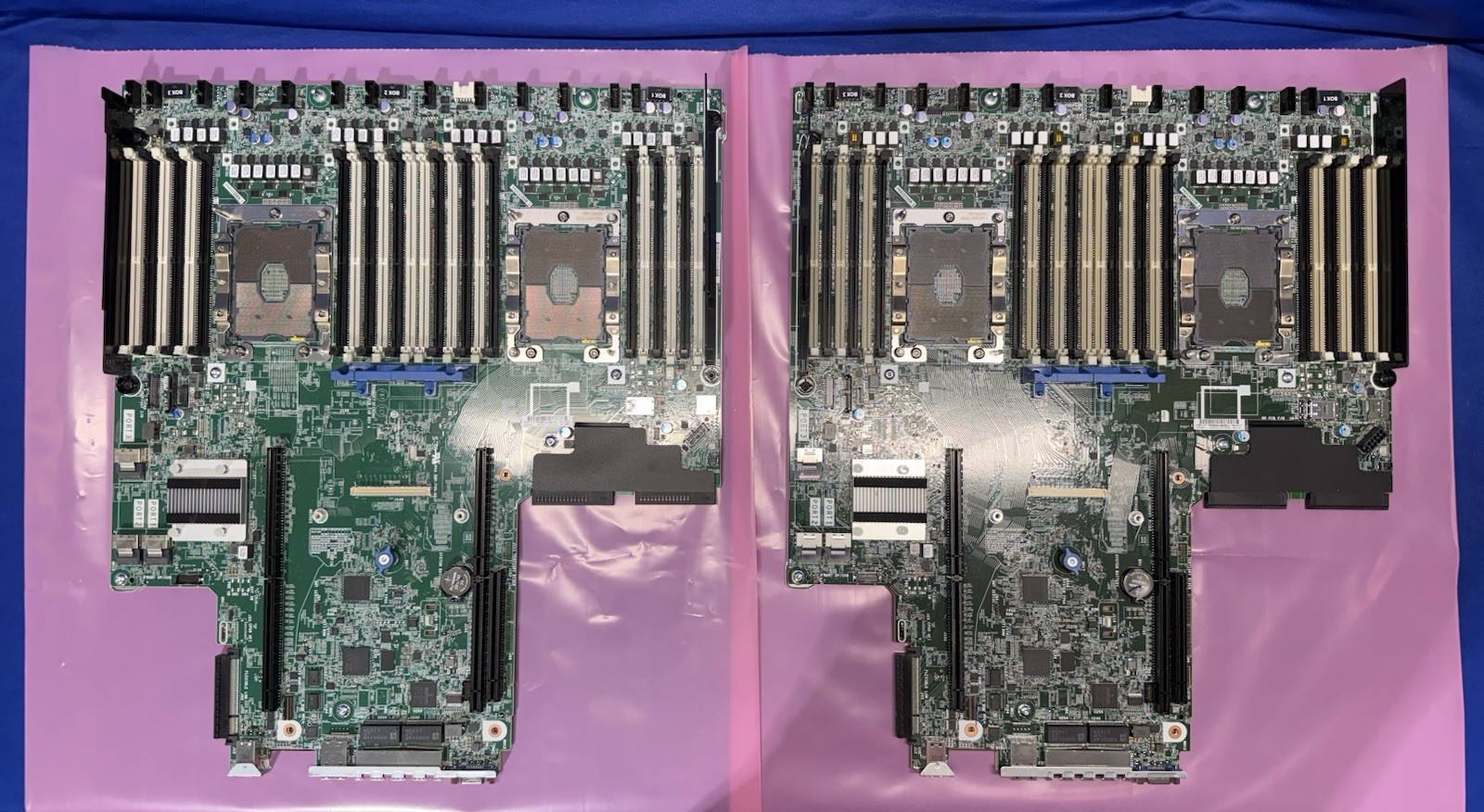 HPE ProLiant DL380 Gen 10 Motherboard 809455-001 Lot of 2 No CPU/RAM -Powered On
