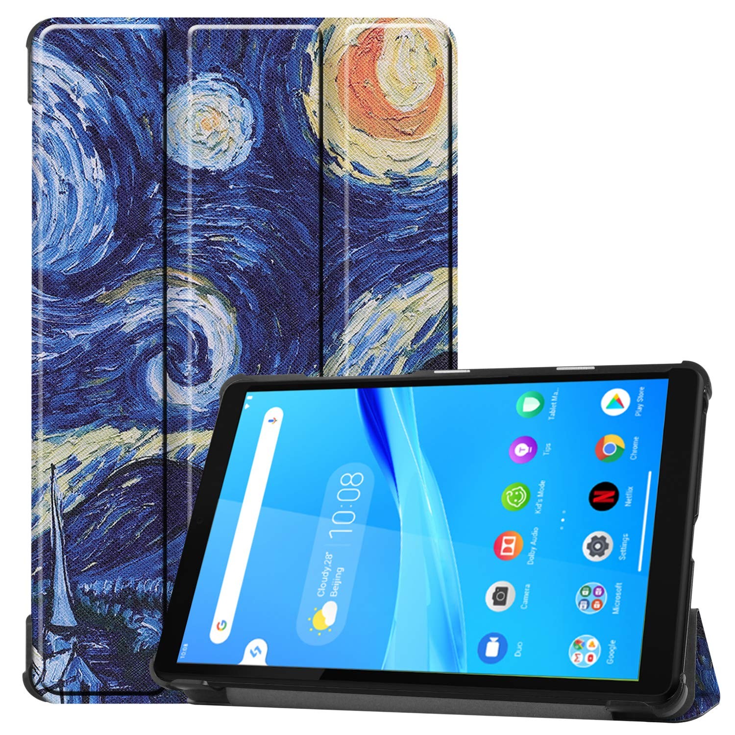 Lightweight Smart Trifold Stand Case Cover for Lenovo Tab M8 TB-8505F / TB-85...