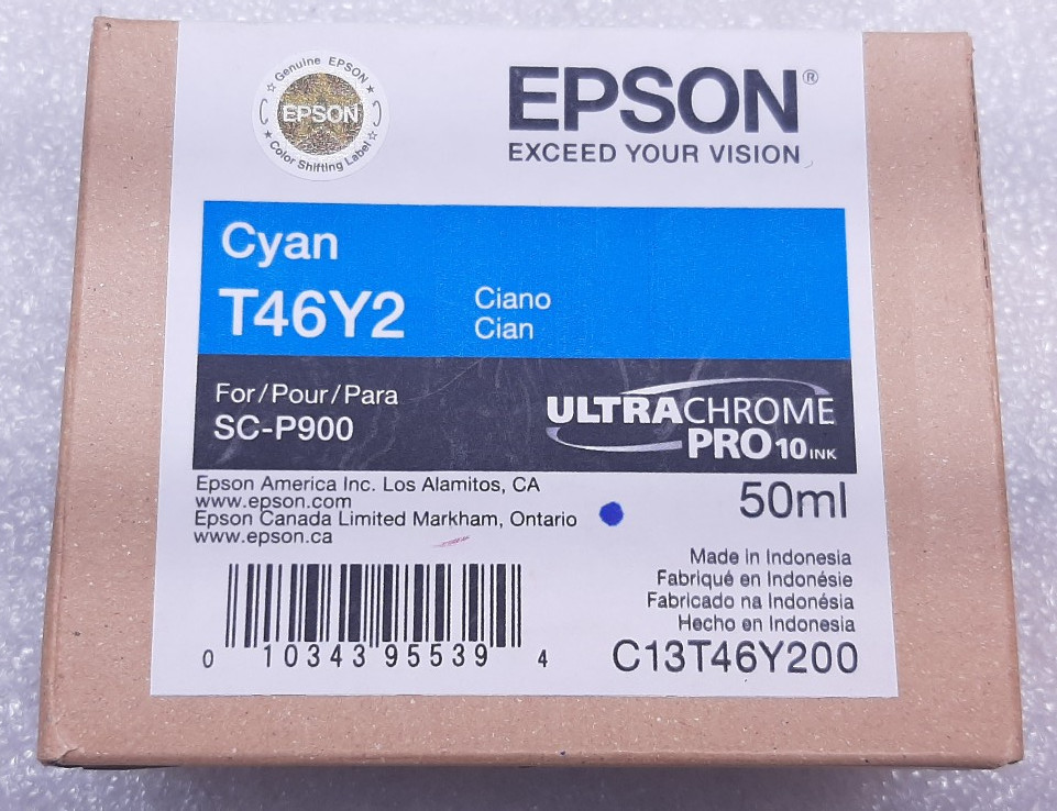 Genuine Epson T46Y2 Cyan Ink Cartridge for SureColor P900 [EXP 2023] #99