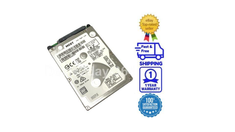 LOT of 5 HGST 500GB SATA 2.5" 5400RPM Drive for Laptops, PS3,4  XBOX S One 