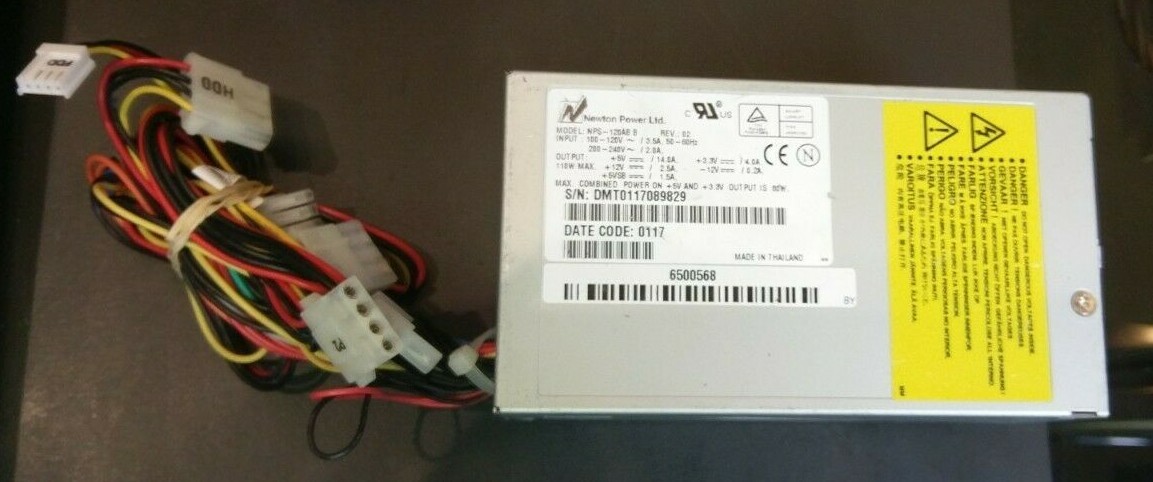 Newton Power Ltd. NPS-120AB B rev.: 02 80W Power Supply