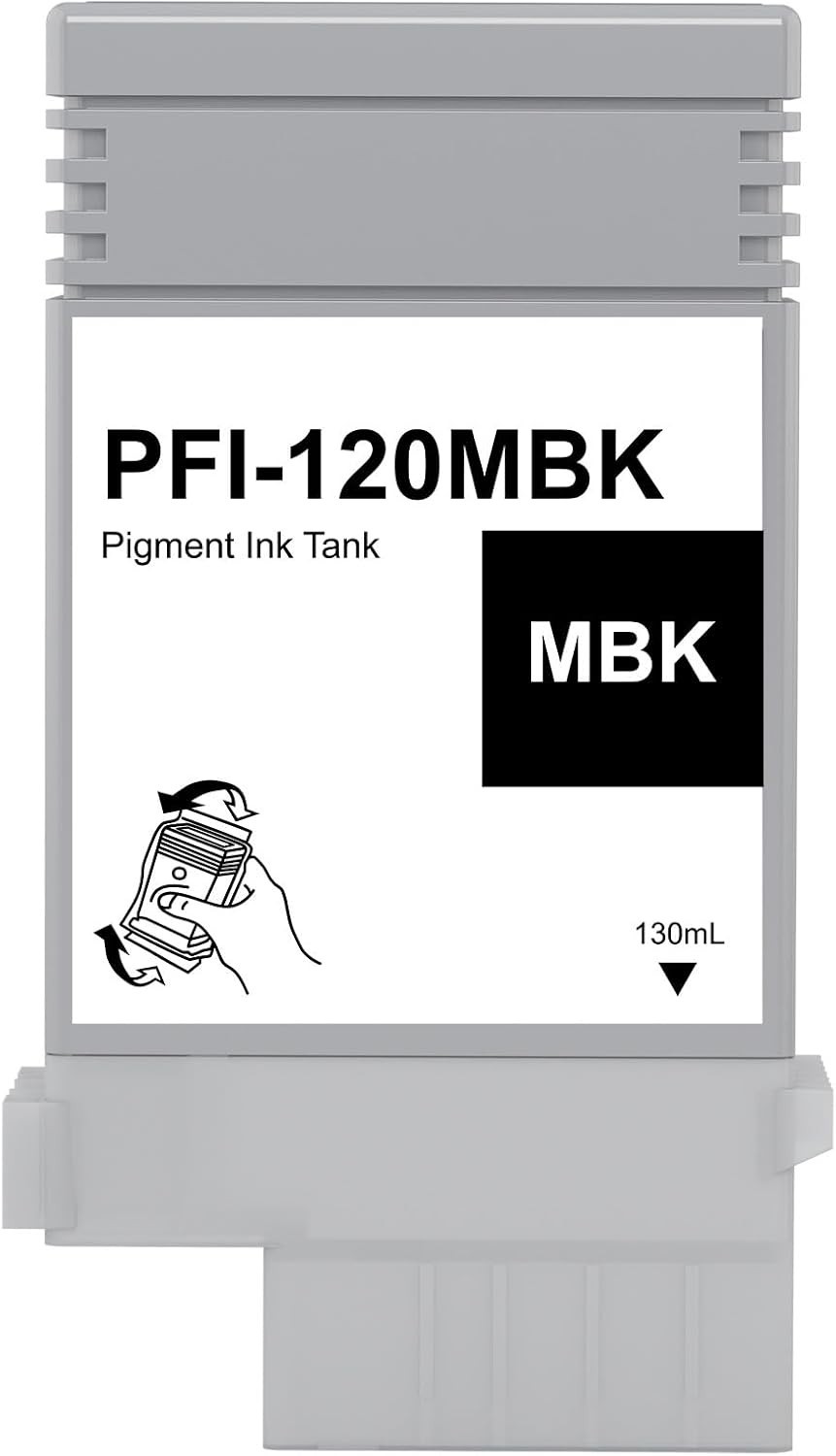 PFI-120MBK Matte Black Ink for Canon imagePROGRAF TM-200 TM-205 TM-300 TM-305