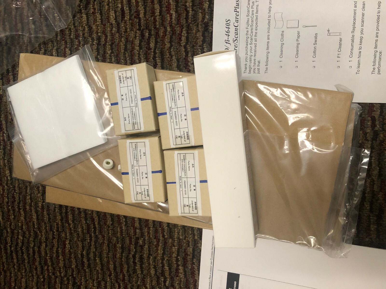 2x NEW Fujitsu ScanCare M4097D/fi - 4640S/fi,4750C CG01000-482301 CG01000-482501