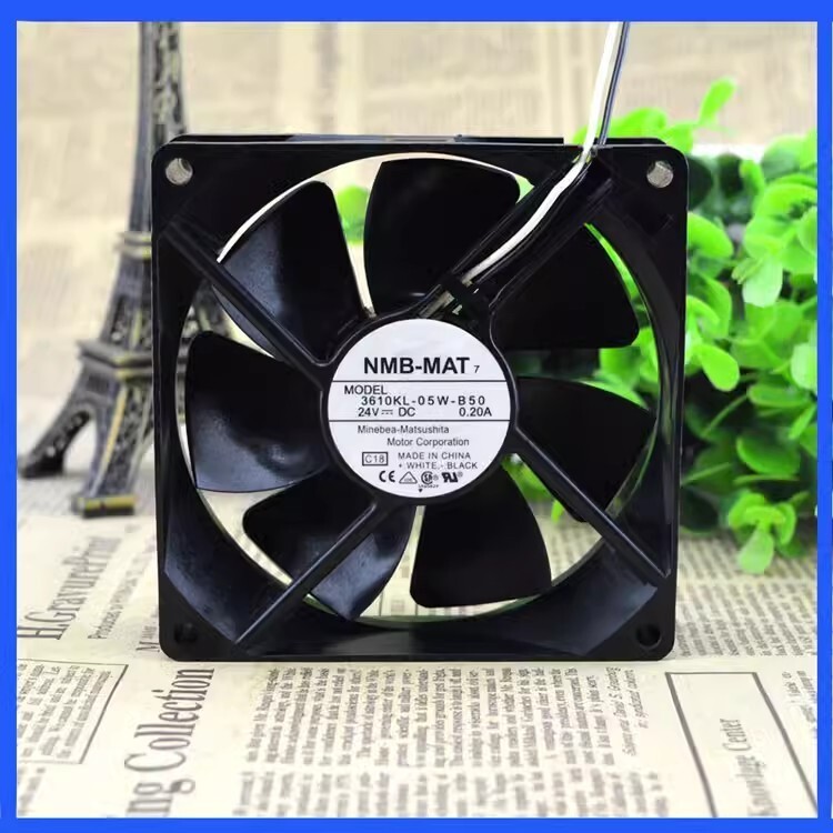 NMB 3610KL-05W-B50 9025 DC24V 0.20A 90*90*25MM 2-Wire Inverter Cooling Fan