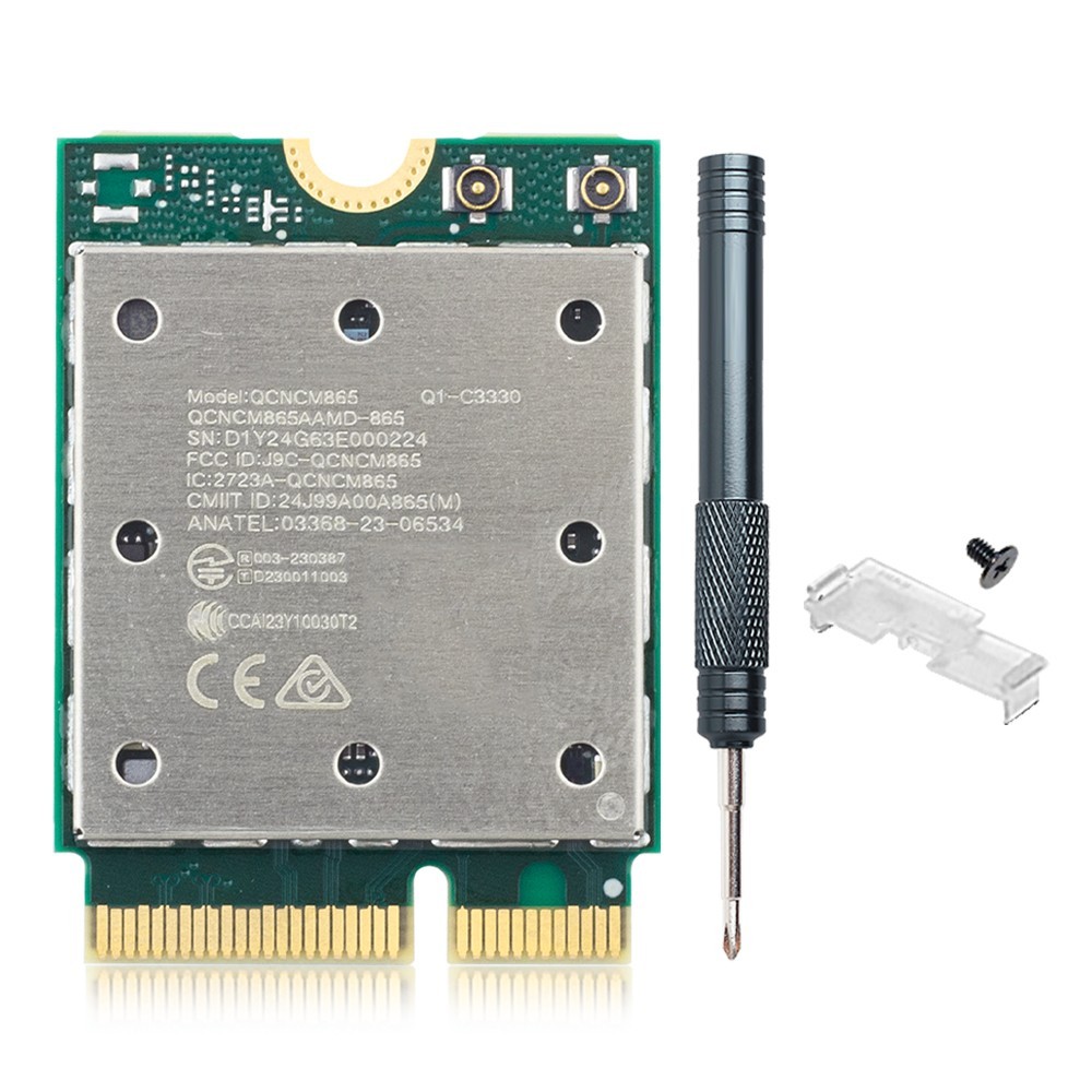 WiFi 7 QCNCM865 M.2 Key E Wifi Card Bluetooth Tri-Band 5800Mbps for Win 11 Only