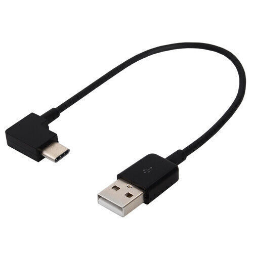 USB 2.0 Male to 90 Degree Right Angled USB 3.1 Type C Male USB-C Cable Type-C
