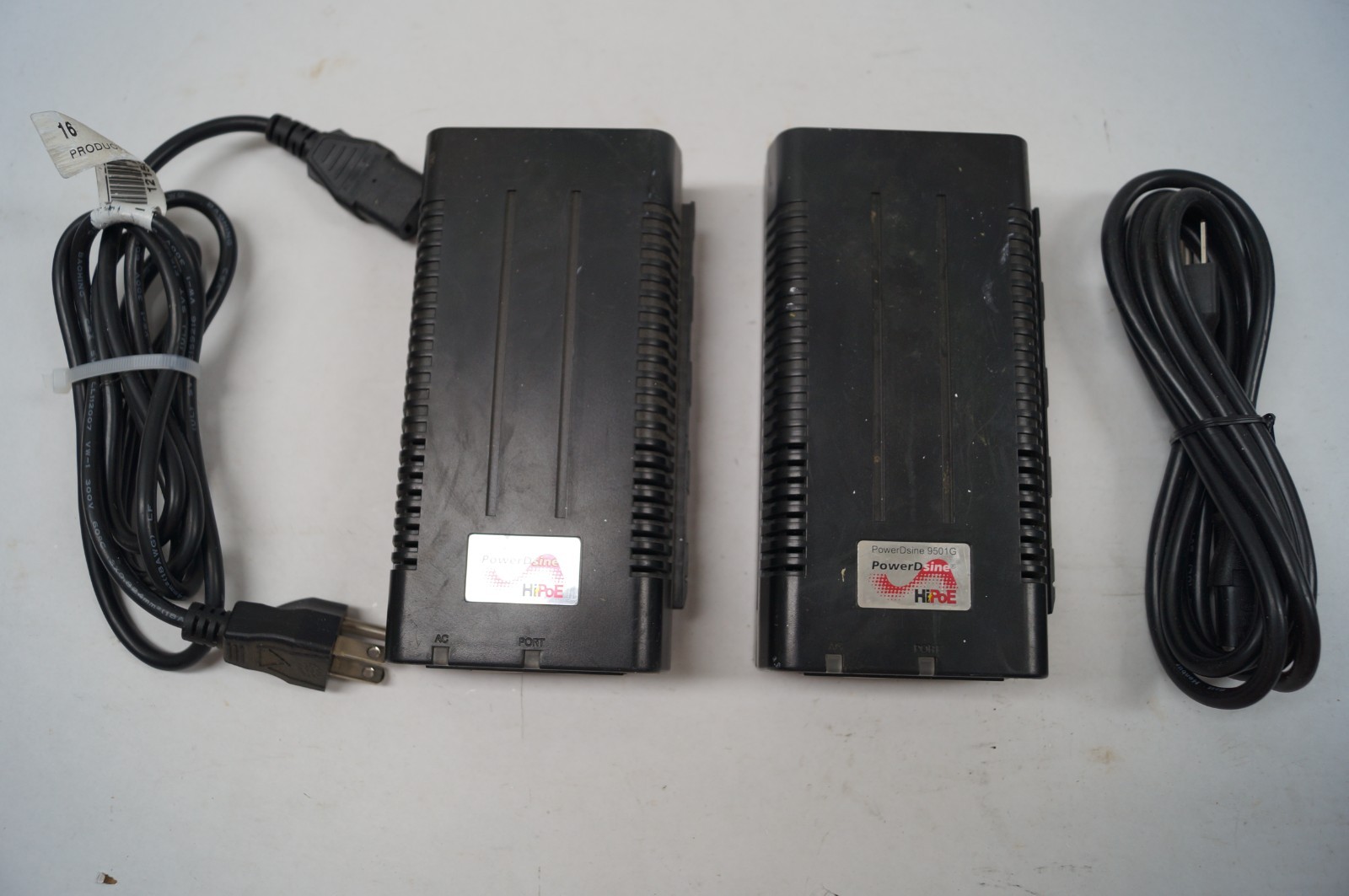 LOT (2) PowerDsine 9501G HiPoE 55V Power Supply PD-9501G/AC w Power Cords D351